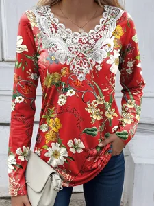 damen-bluse-tunika-spitze-verknupfung-v-rote-12