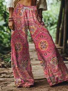 damen-boho-weite-bein-chinos-baggy-hose-rosa-1