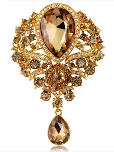 damen-broschen-birne-solitar-party-damas-gold-2