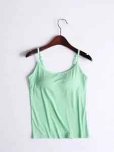 damen-camisole-tanktop-einfarbig-taglich-grun-12