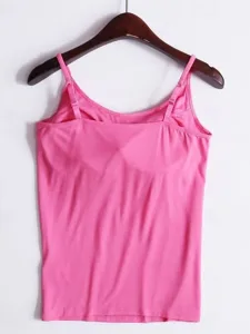 damen-camisole-tanktop-einfarbig-taglich-rosa-8
