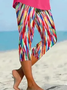 damen-caprihose-leggings-urlaub-hawaiian-rote-2