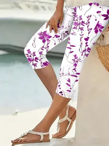 damen-caprihose-leggings-urlaub-stilvoll-violett-3