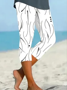 damen-caprihose-leggings-urlaub-vintage-schwarz-wei-1