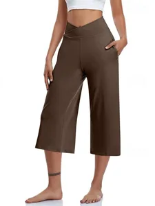 damen-caprihose-stoffhosen-lassig-sportl-kaffee-30