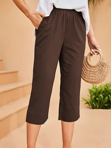 damen-caprihose-streetwear-lassig-capris-kaffee-1