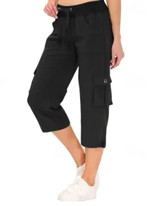 damen-cargo-hosen-caprihose-stoffhosen-s-schwarz-4