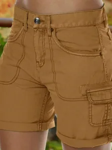 damen-cargo-shorts-chinos-shorts-sommers-khaki-6