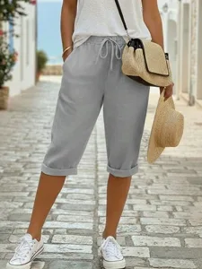 damen-chinos-schnitt-urlaub-streetwear-l-hellgrau-16