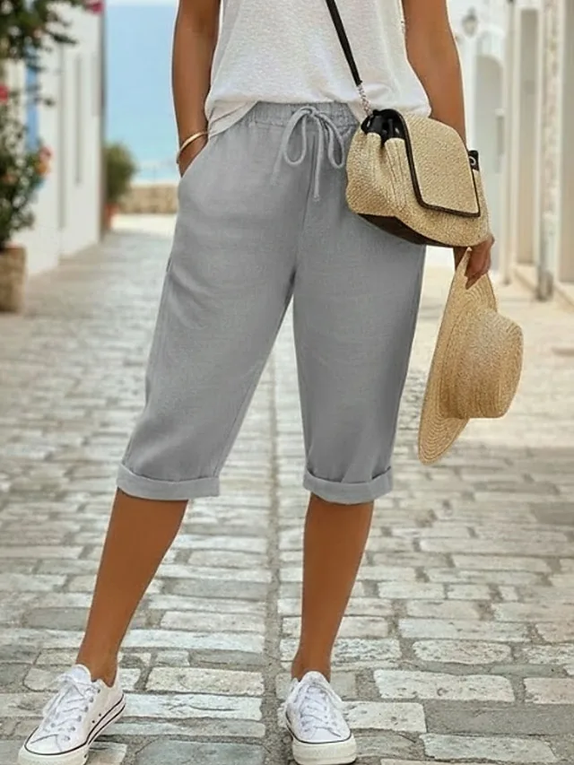 damen-chinos-schnitt-urlaub-streetwear-l-hellgrau-16