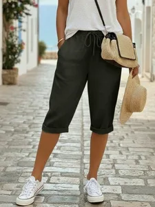 damen-chinos-schnitt-urlaub-streetwear-l-schwarz-20