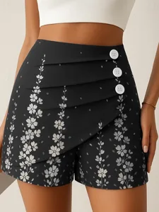 damen-chinos-shorts-elegant-urlaub-vinta-schwarz-2