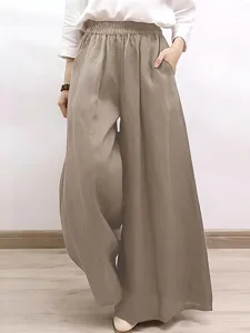 damen-chinos-vintage-mode-basic-volle-la-khaki-1