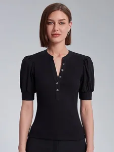 damen-einfarbig-formell-outdoor-buro-puf-schwarz-1