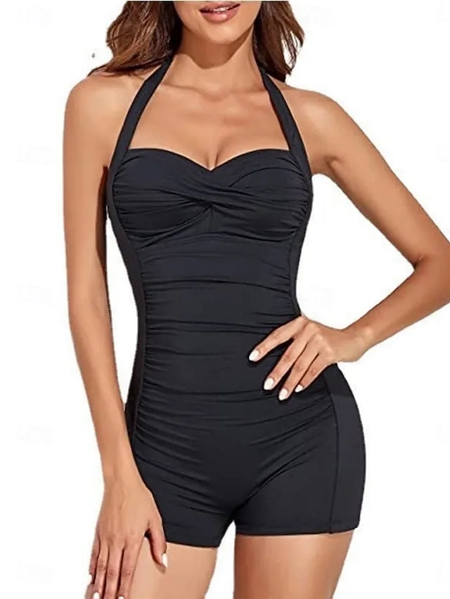 damen-einteiler-badeanzug-figur-formende-schwarz-2