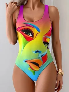 damen-einteiler-badeanzug-figurbetonend-rosa-3