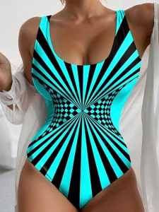 damen-einteiliger-badeanzug-schlankmache-blau-4