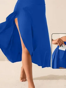 damen-elegant-niedlich-midi-hohe-taille-blau-7