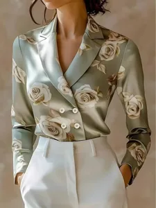 damen-elegant-satin-top-bluse-elegante-o-grun-1