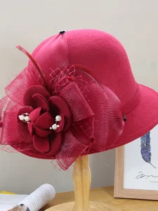 damen-fischerhut-party-hochzeit-besonder-vierblattrige-masche-2