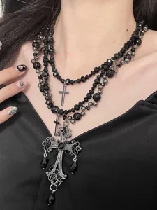 damen-halskette-punk-gothic-strae-geomet-schwarz-1