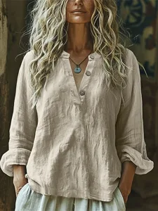 damen-hemd-baumwoll-leinen-hemd-henley-h-beige-3