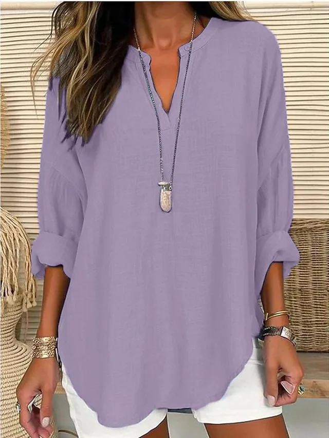 damen-hemd-baumwoll-leinen-hemden-baumwo-purpur-14