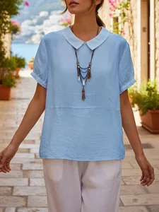 damen-hemd-baumwoll-leinen-hemden-bluse-blau-6
