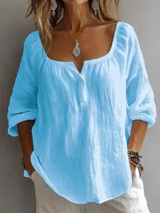 damen-hemd-baumwoll-leinen-hemden-bluse-himmelblau-3