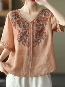 damen-hemd-baumwoll-leinen-hemden-knopfl-khaki-5