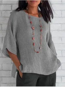 damen-hemd-baumwoll-mischung-bluse-patch-grau-4