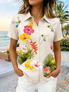 damen-hemd-blumen-grafik-vogel-vintage-t-beige-4