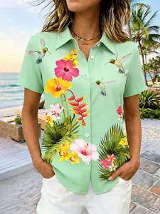 damen-hemd-blumen-grafik-vogel-vintage-t-grun-3