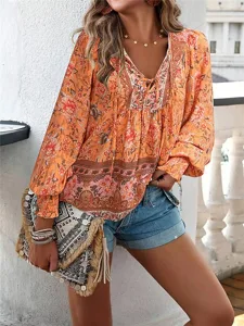 damen-hemd-bluse-casual-boho-blumenmuste-orange-19