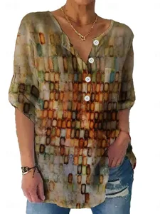 damen-hemd-bluse-knopfe-druck-grafik-mod-khaki-4