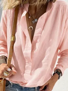 damen-hemd-bluse-knopfe-einfach-vintage-rosa-6
