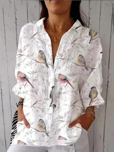 damen-hemd-bluse-patchwork-knopfe-blumen-wei-3