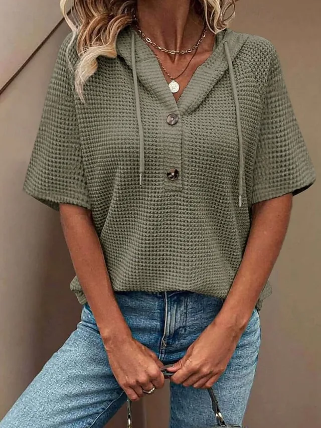 damen-hemd-bluse-patchwork-knopfe-einfac-grun-1