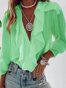 damen-hemd-bluse-rusche-einfach-elegant-grun-4