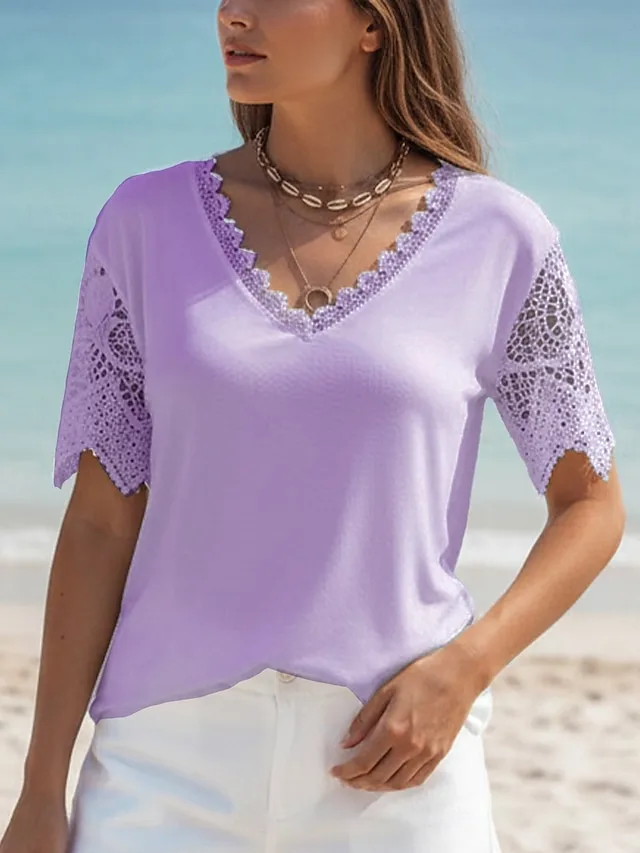 damen-hemd-bluse-spitzentops-patchwork-s-purpur-2