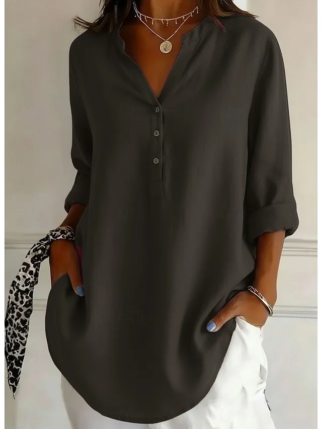 damen-hemd-freizeithemd-bluse-knopfe-ein-schwarz-5