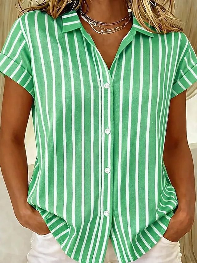 damen-hemd-grafik-geometrisch-gestreift-grun-4