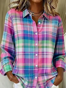 damen-hemd-knopfe-druck-grafik-karomuste-blau-1