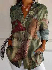 damen-hemd-knopfleiste-bluse-kunstbaumwo-armeegrun-7