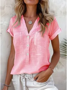 damen-hemd-knopfleiste-bluse-kunstbaumwo-rosa-5