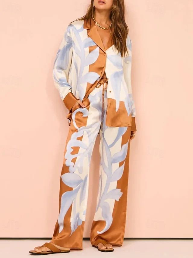 damen-hemd-leinen-inspirierte-sets-zweit-orange-4