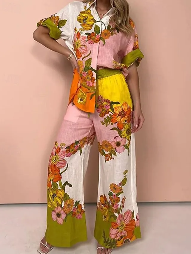 damen-hemd-leinen-inspirierte-sets-zweit-rosa-1