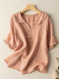 damen-hemd-leinenhemd-bluse-knopfe-einfa-orange-3