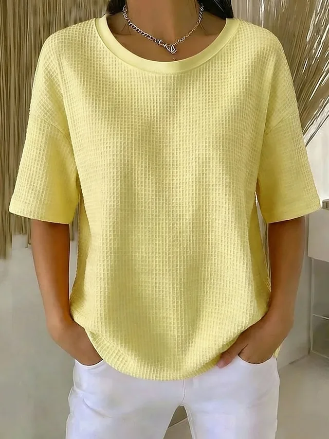 damen-hemd-waffelhemd-bluse-einfarbig-kl-gelb-6