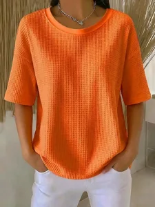 damen-hemd-waffelhemd-bluse-einfarbig-kl-orange-1
